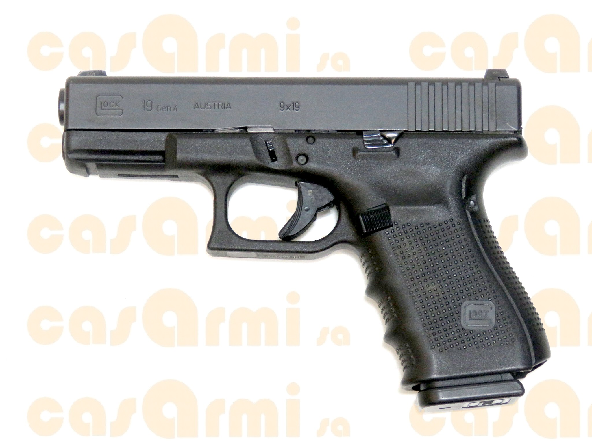 Glock mod. 19 Gen. 4 con scatola originale 9 Para